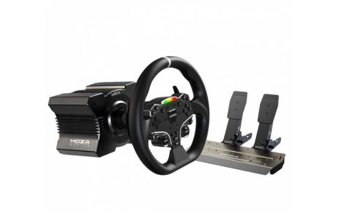 Bundle Moza R5 (motor + volante+ pedais)