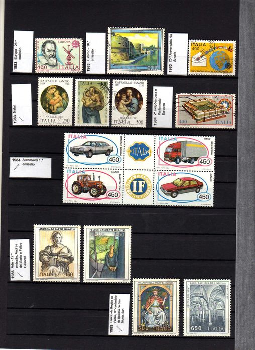 Selos Itália de 1980 a 2010