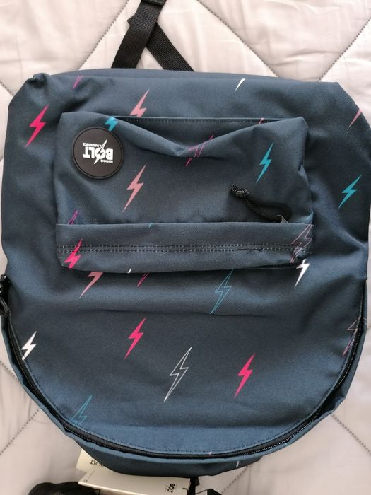 NOVA C/ ETIQUETA PACK Lightning Bolt Mochila  + Estojo + Chapéu (V)