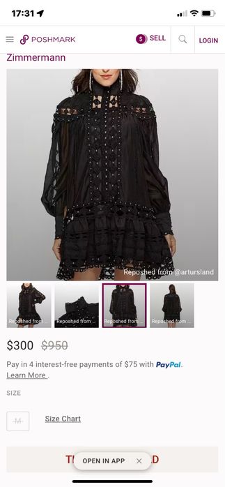 zimmermann 2 M платье