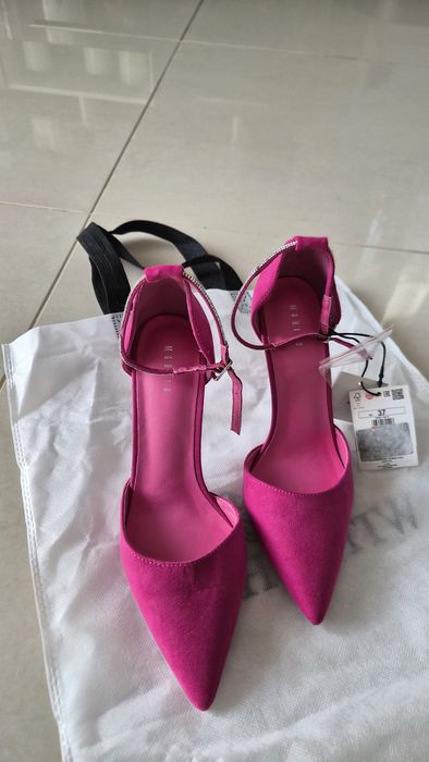 Szpilki różowe rozmiar.37 Mohito