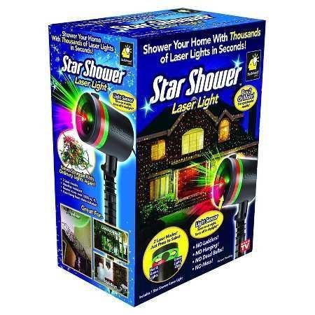 Лазерний проектор STAR SHOWER крапки червоні і зелені