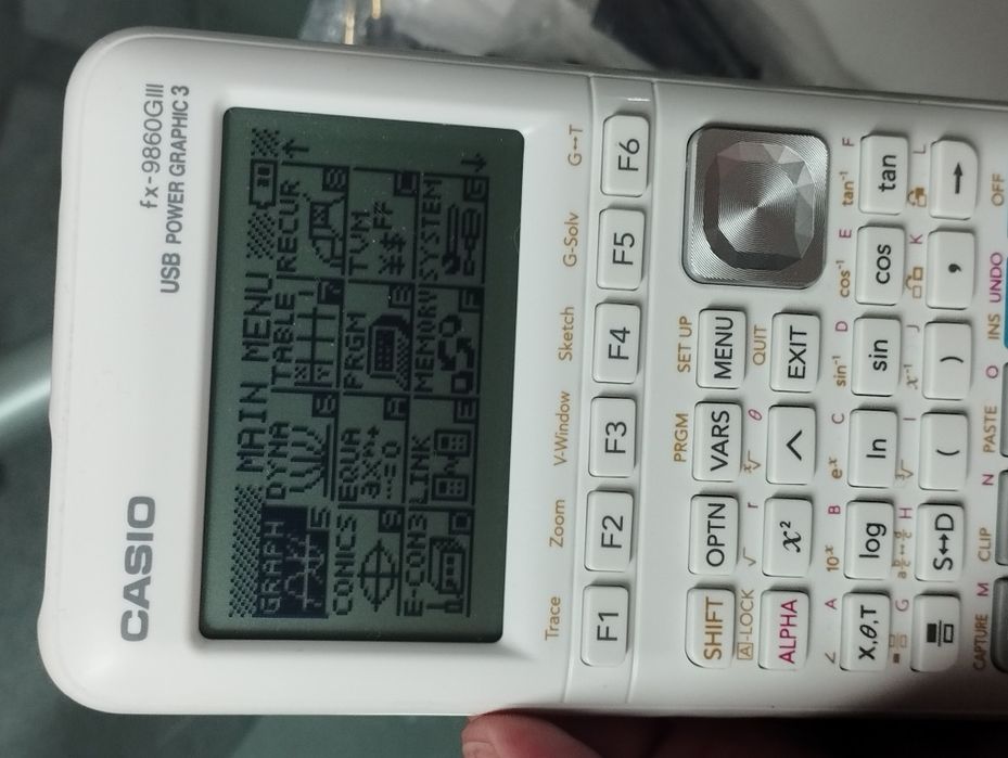 Calculadora Gráfica Casio fx-cg9860gIII Python