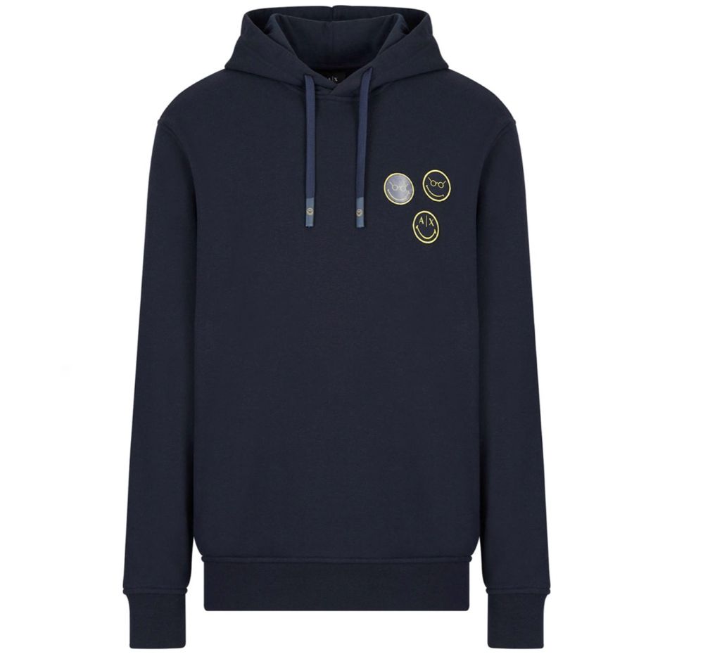 Чоловіче худі Armani Exchange Smiley Patch Unisex Hoodie