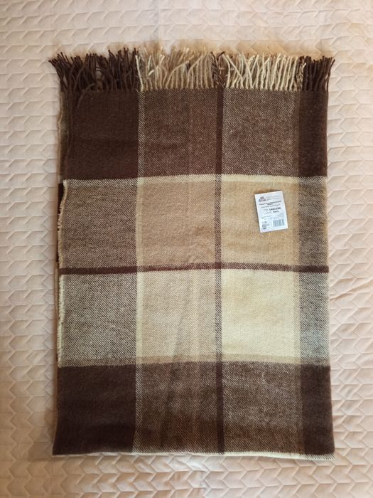 Плед із 100% натуральної вовни, розмір 140*200см