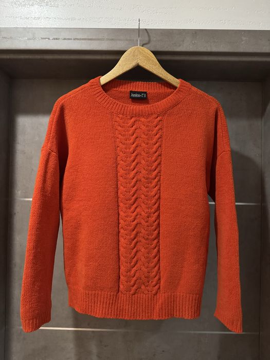 Sweter damski | rozm. 36 | Janina | Czerwnony