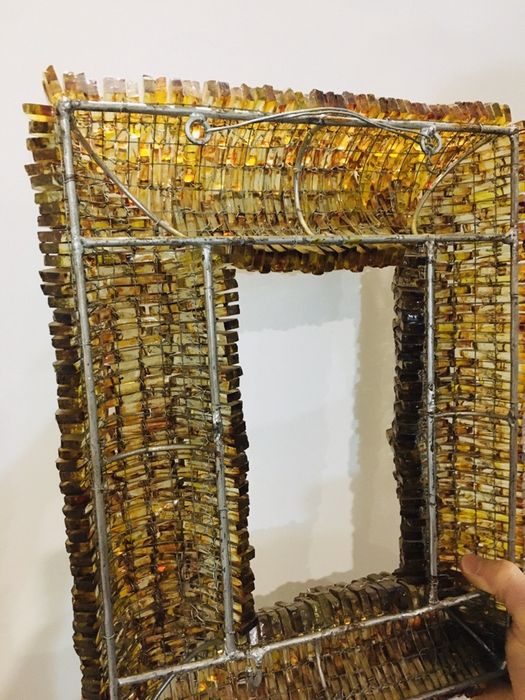 Moldura espelho RARA Murano tipo arte nova deco - NOVOS