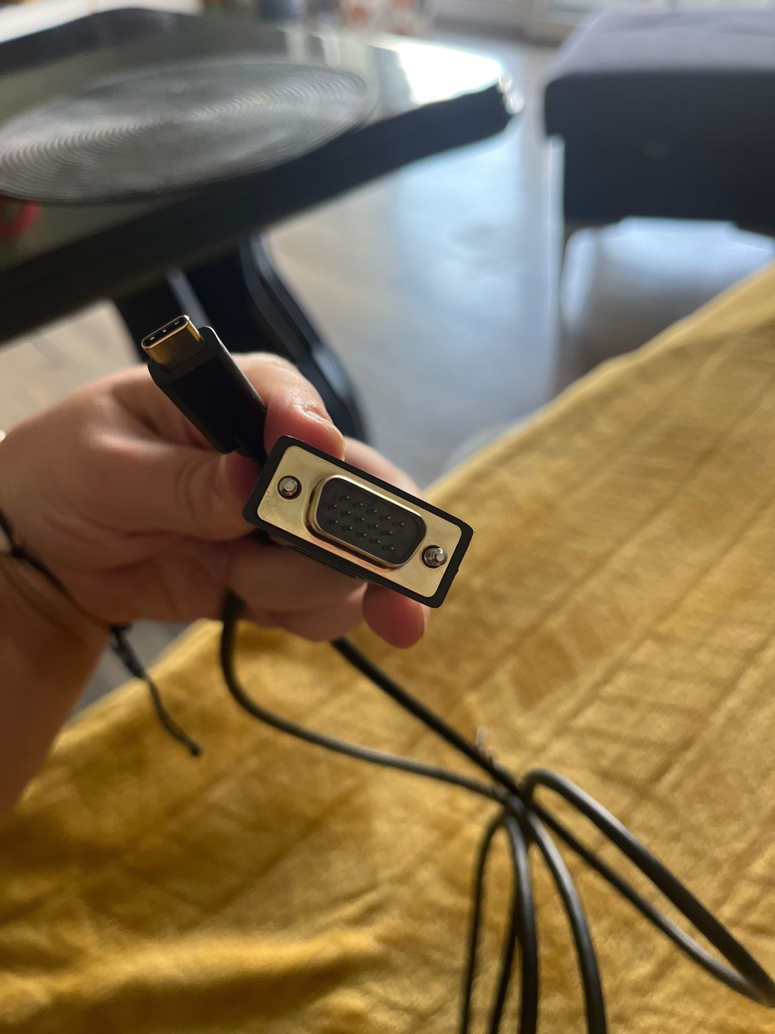 Adapter usb typu c na VGA