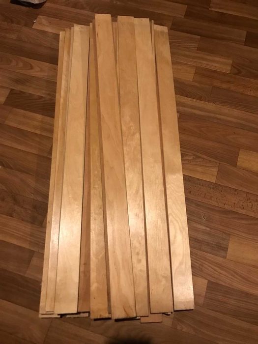 Ламели из бука для ремонта кровати