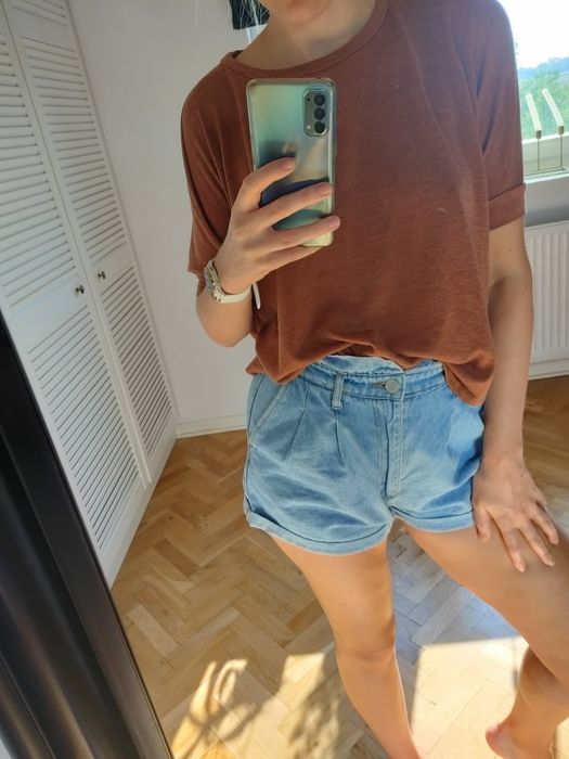 Bluzka oversize nietoperz