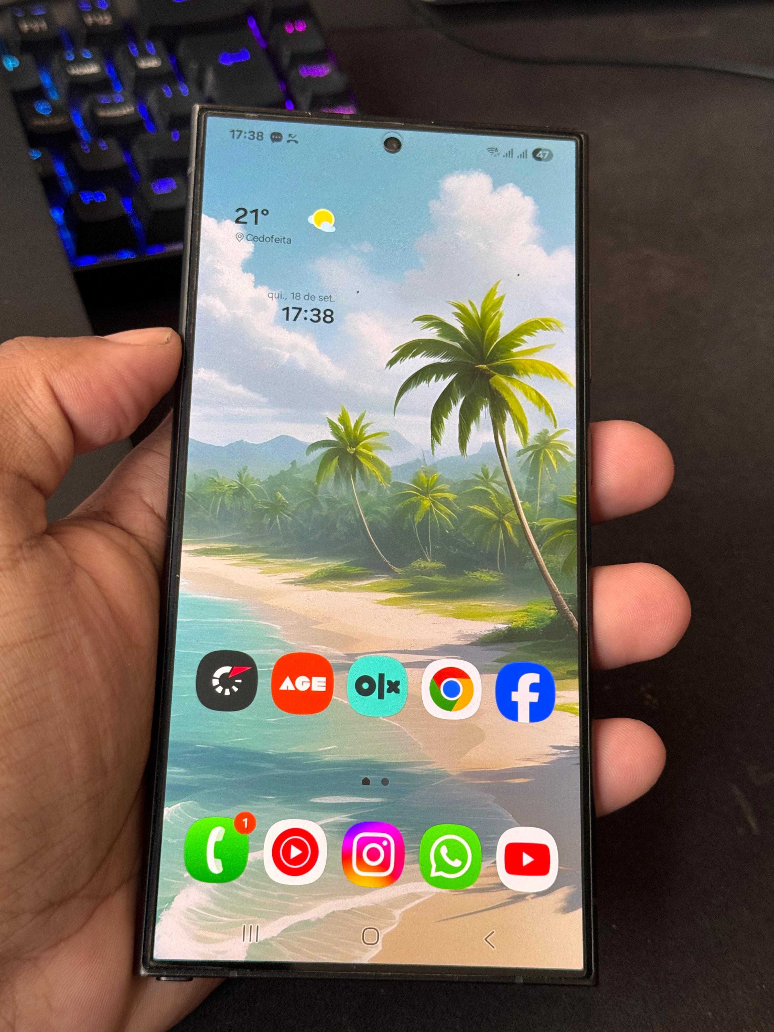 Samsung S24 Ultra 256Gb Preto *Só venda*