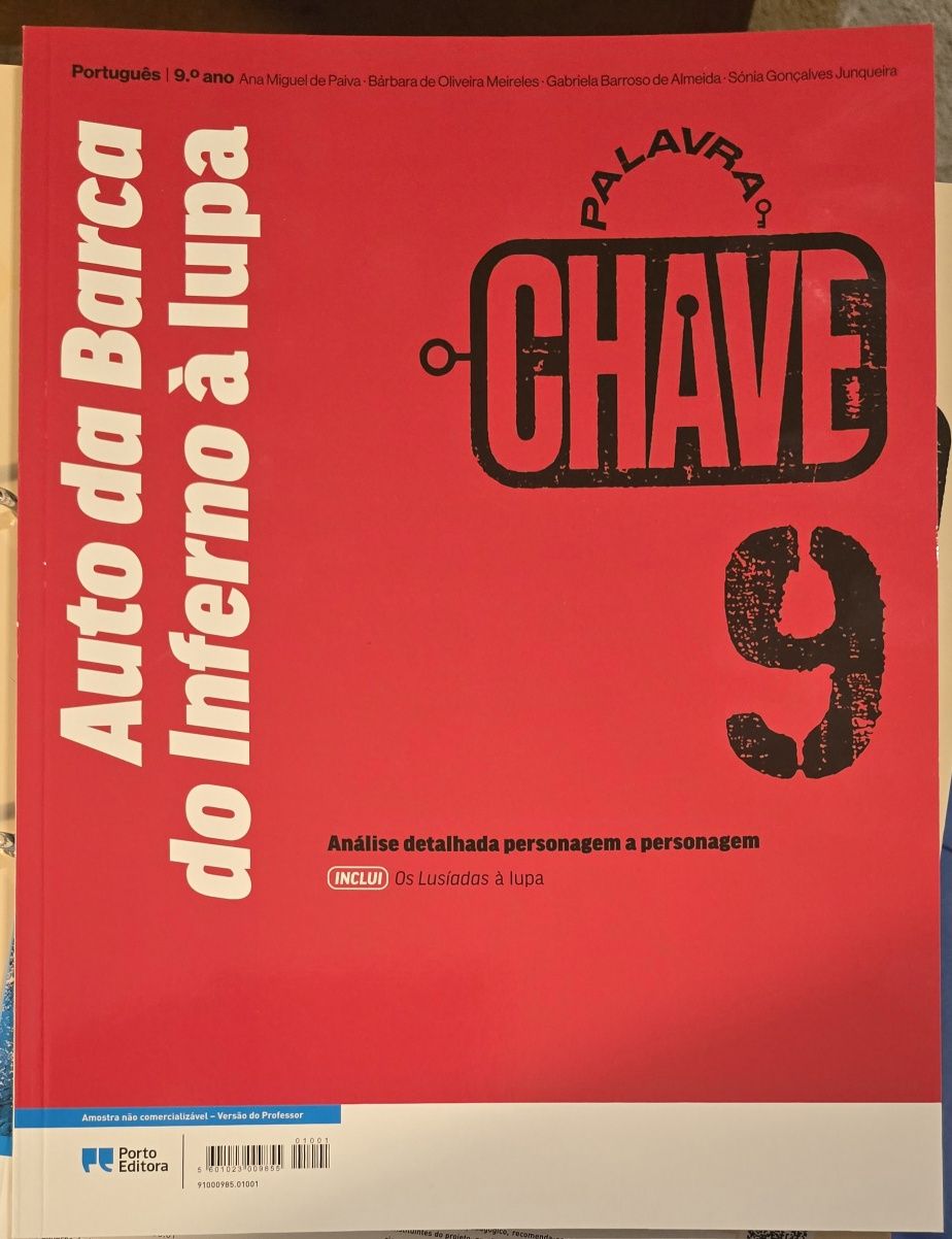 Palavra Chave 9 - Português 9⁰ Ano - Dossier+Cad. de Ativ. + Extra