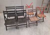 PRL Krzesło składane F-5... Bialskie Fabryki Mebli kultowe dwa kolory