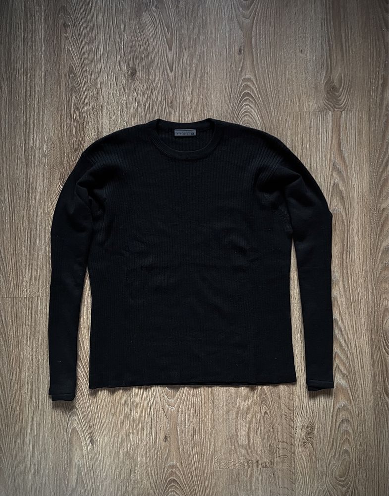 Czarny sweter 4 YOU wełna XL klasyka
