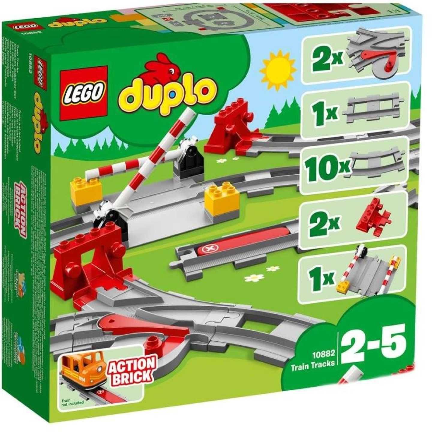 Lego Duplo 10882 Железнодорожные пути. В наличии