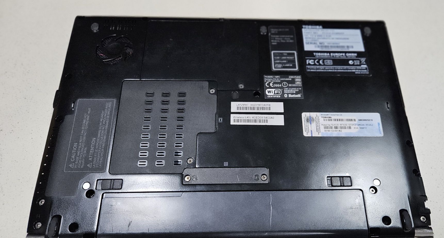 Portátil Toshiba