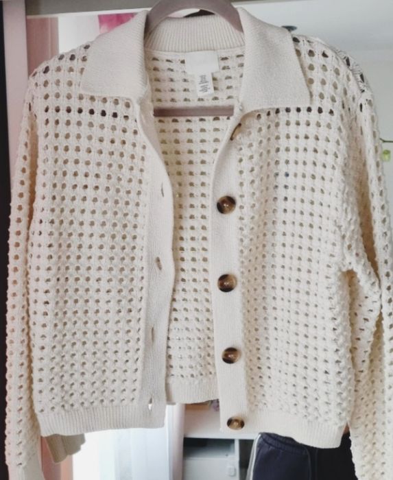 Sweter ażurowy nowy