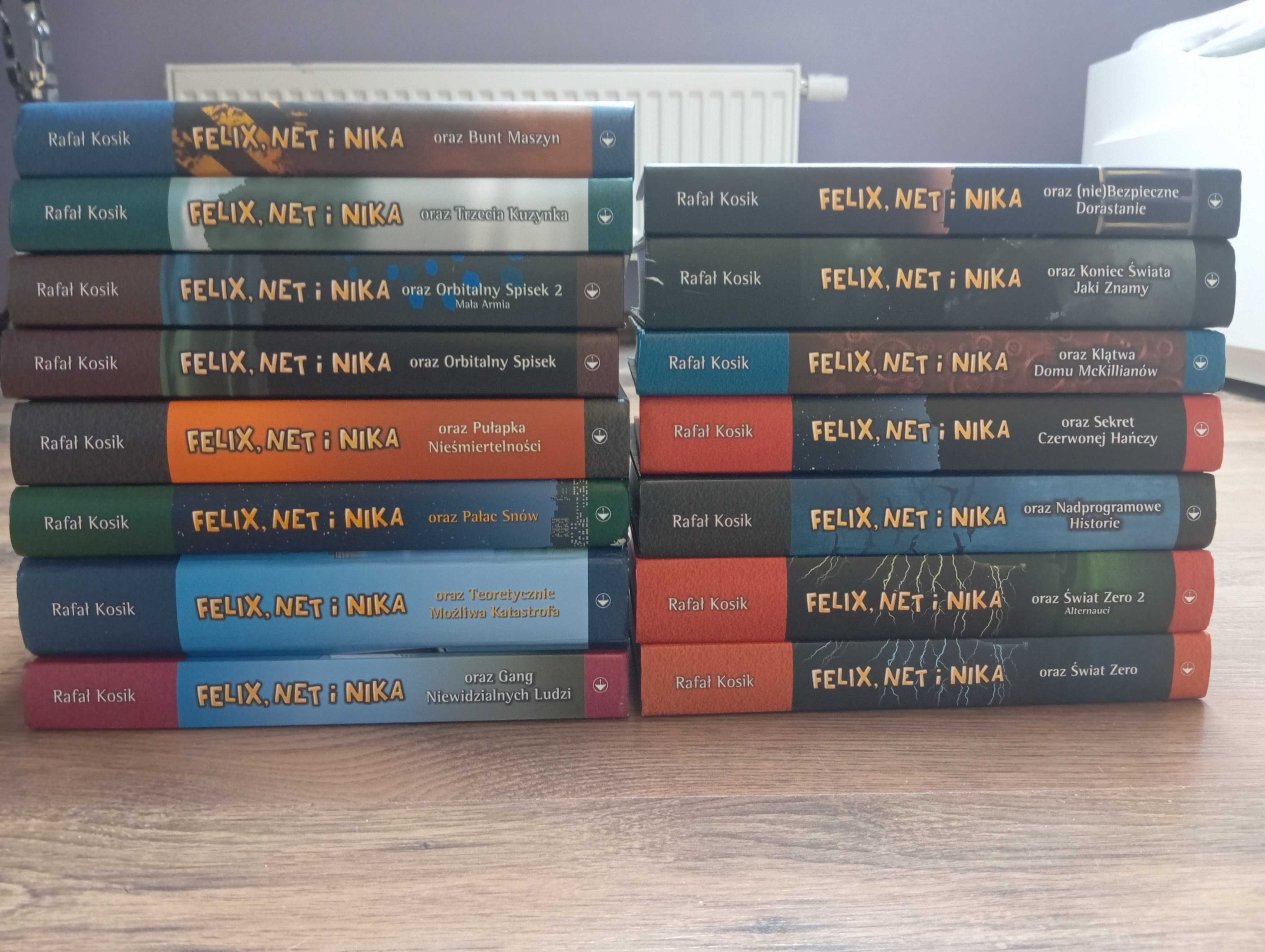 Seria książek "Felix, Net i Nika" - 15 książek
