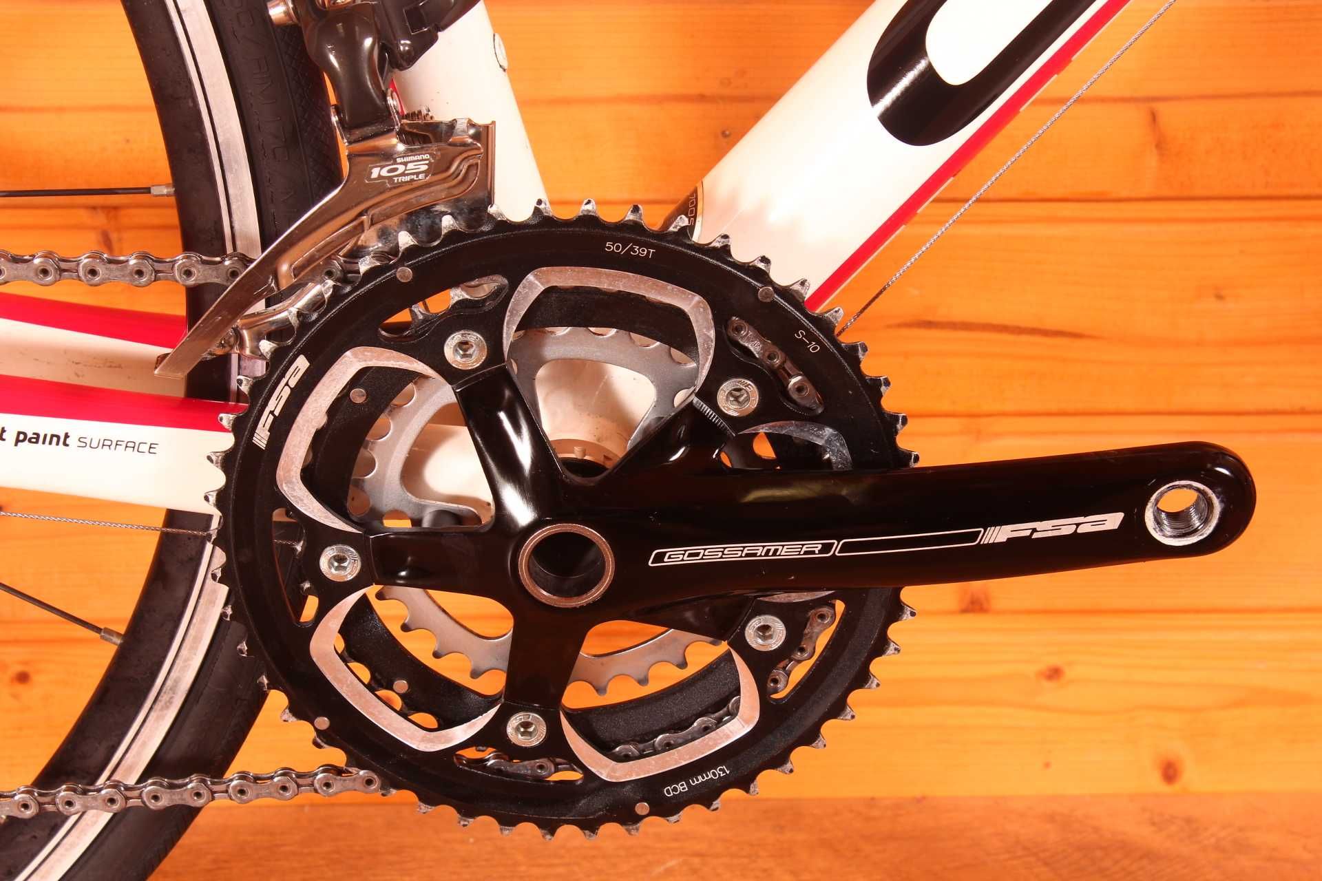 Rower Cube Peloton, alu/karbon, Shimano 105, roz 48/52, stan BDB !!!