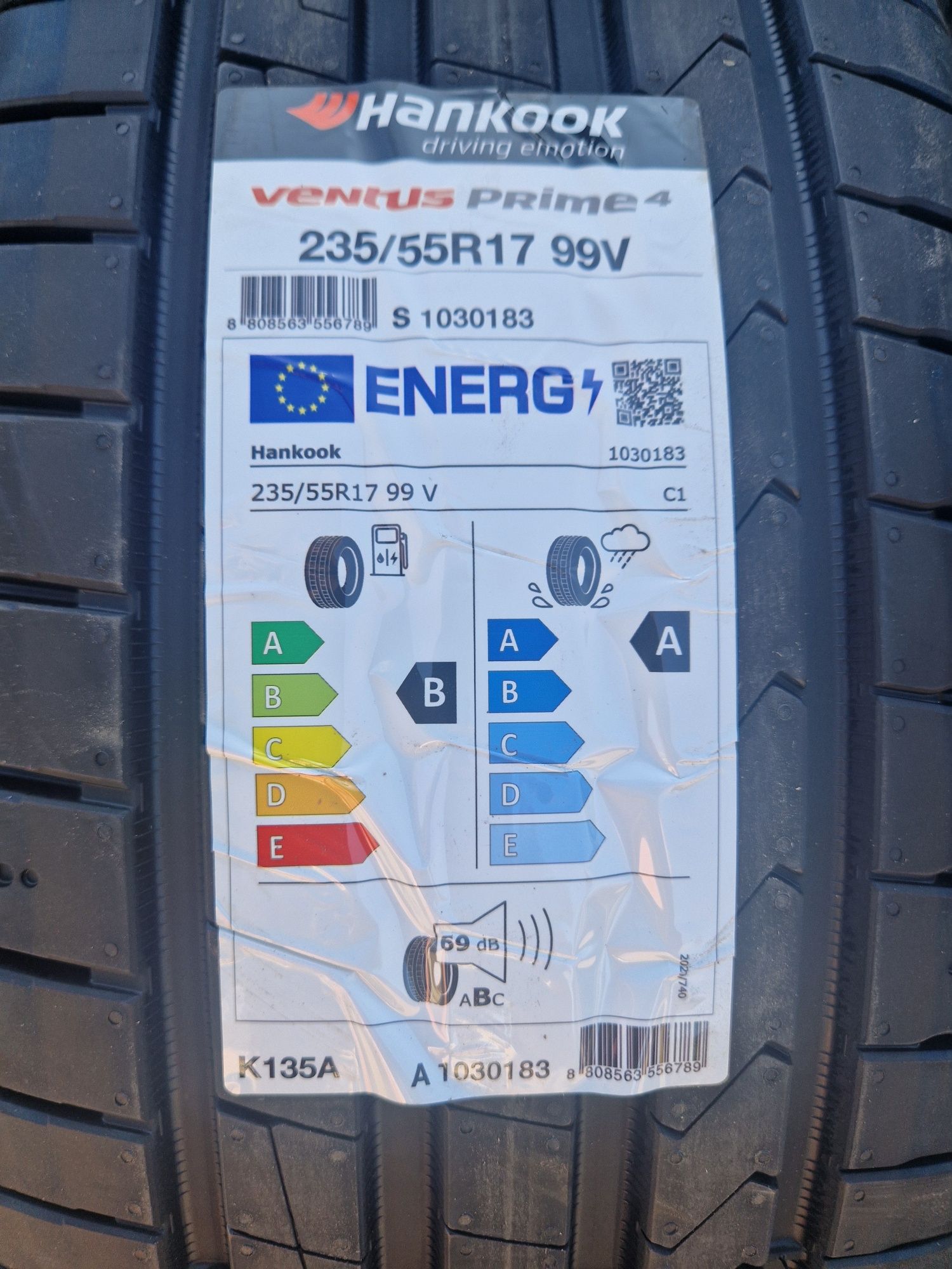 4x nowe opony letnie 235/55R17 Hankook VPRIME4 klasa Premium