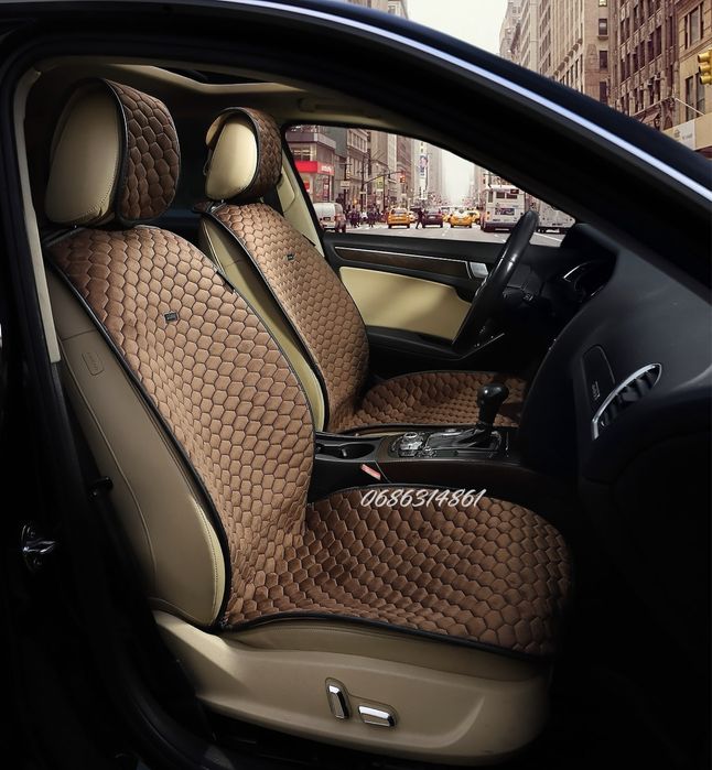 НАКИДКИ з АЛЬКАНТАРИ PREMIUM на сидіння авто автомобіля чехлы сиденья
