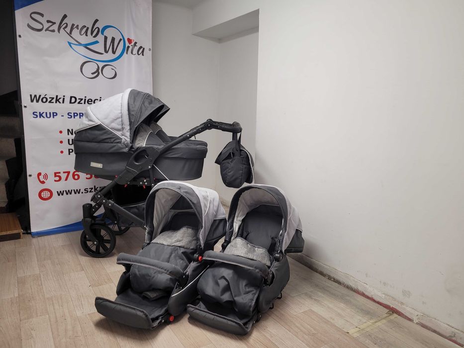 szkrabwita.pl Dorjan 3w1 4w1 dla bliźniaków GWARANCJA 12 m-cy.