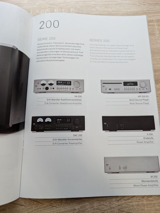 T+A, Katalog sprzetowy