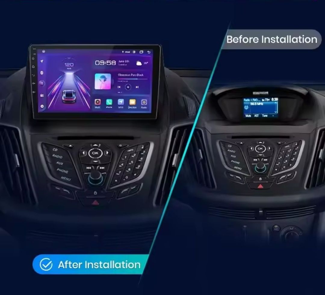Radio Android Ford Kuga Escape C-Max