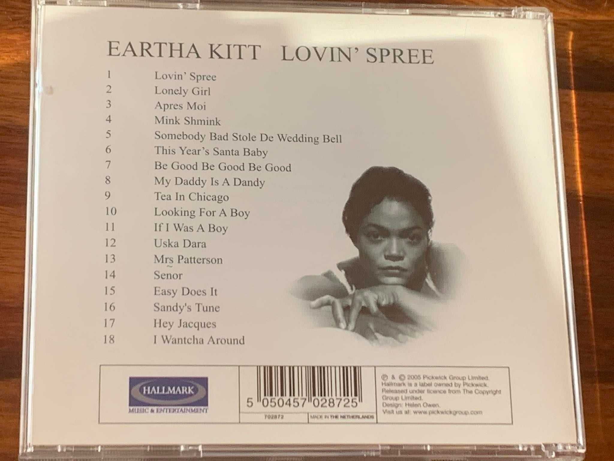 Eartha Kitt - Lovin Spree - CD - stan EXTRA  - OKAZJA!