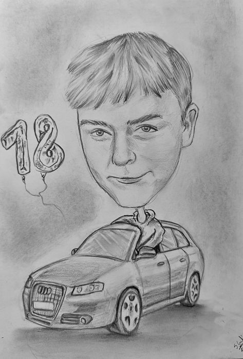 Karykatura ze zdjęcia