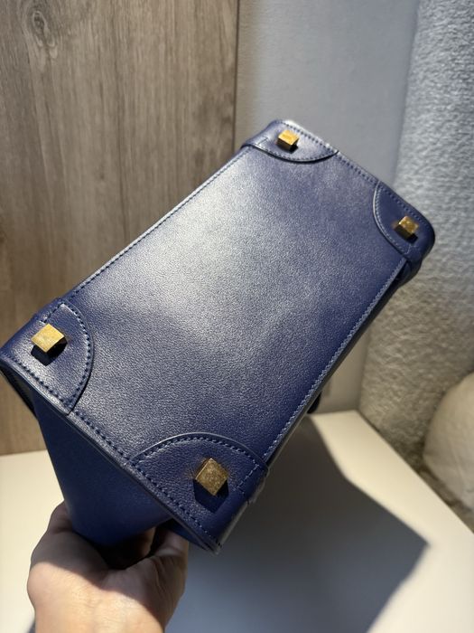 Сумка Celine темно синього кольору