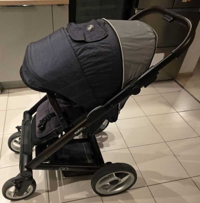 Wózek 3w1 Mutsy iGO, nosidło Maxi Cosi, bogate wyposażenie, super stan
