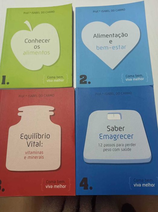 Livros Coma bem e viva melhor
