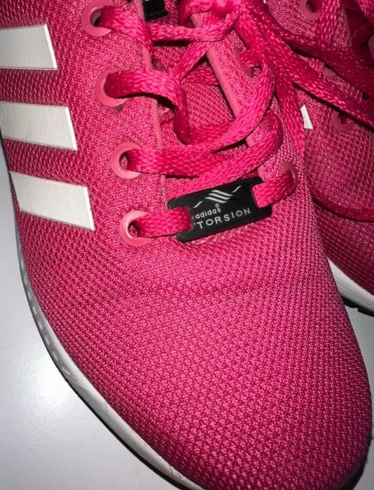 Buty Adidas ZX Flux fuksja różowe sportowe adidasy r 33 wkładka 22,5cm