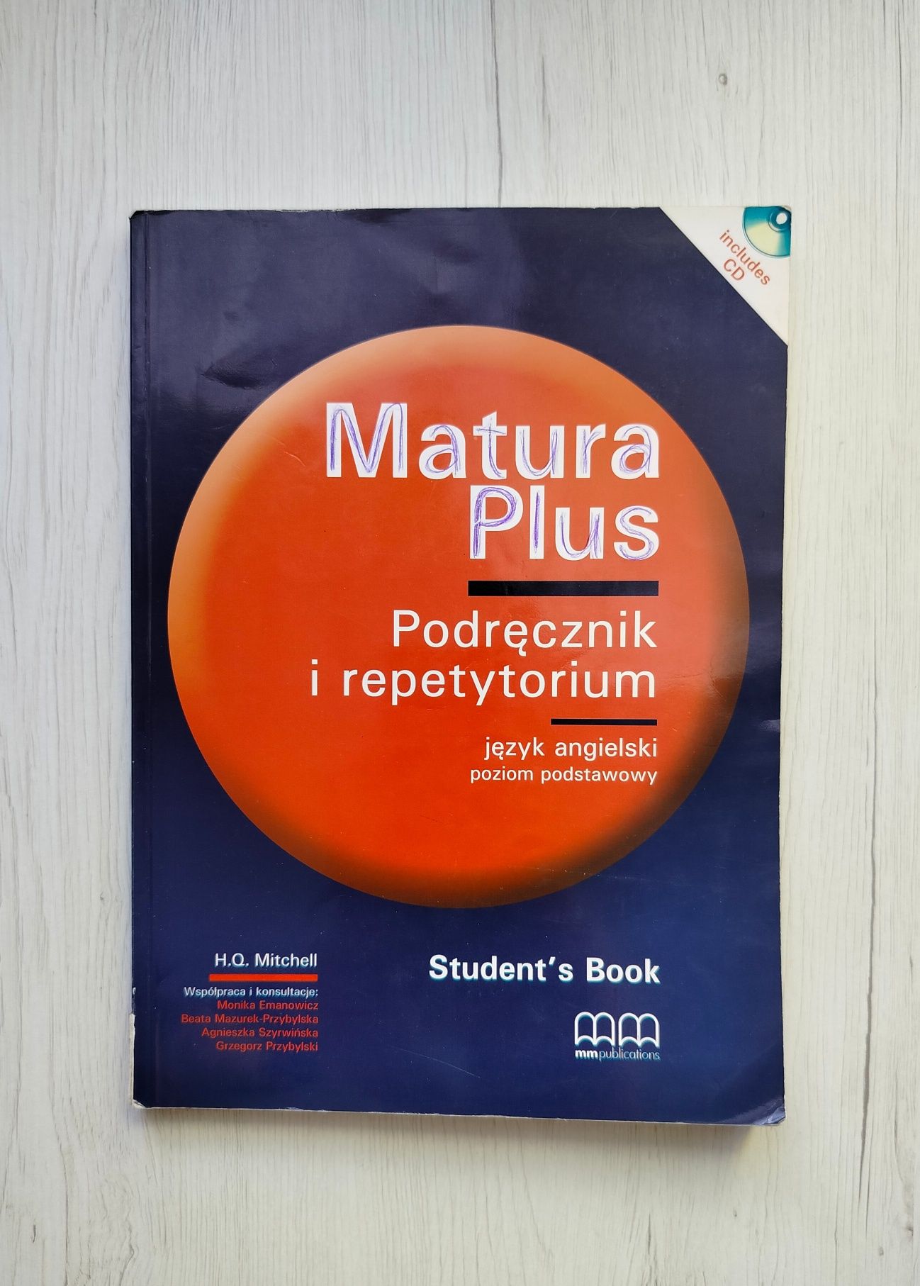 Książka podręcznik i repetytorium język angielski Matura plus