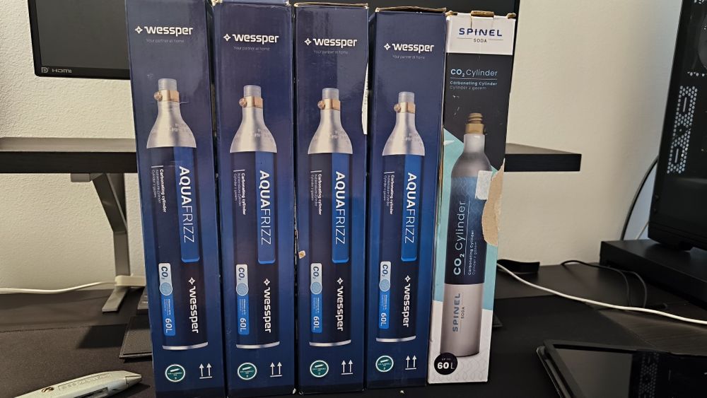 Cylindry naboje co²