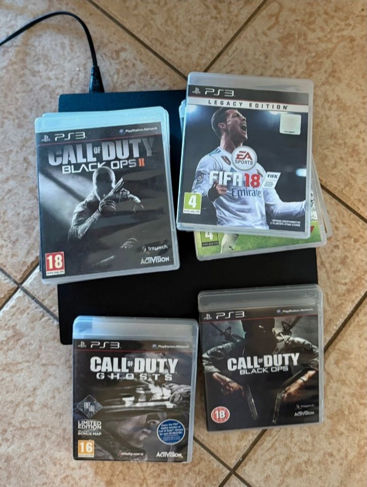 PlayStation 3 Slim + 10 Jogos