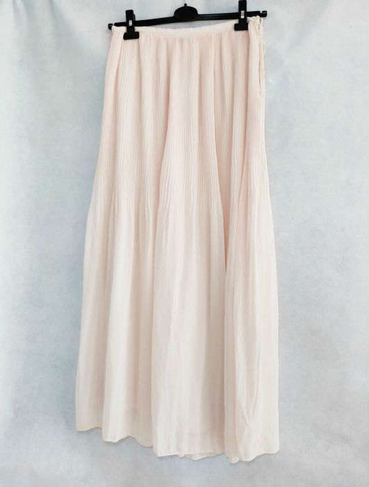 Spódnica tiulowa S 36 bardzo długa beżowa plisowana LA REDOUTE SÓ0004