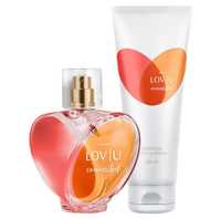 LOV U Avon zestaw, woda perfumowana, balsam do ciała