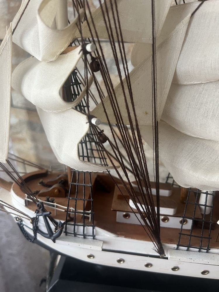 Antyk Replika model statyczny zaglowca szkoleniowego Gorch Fock
