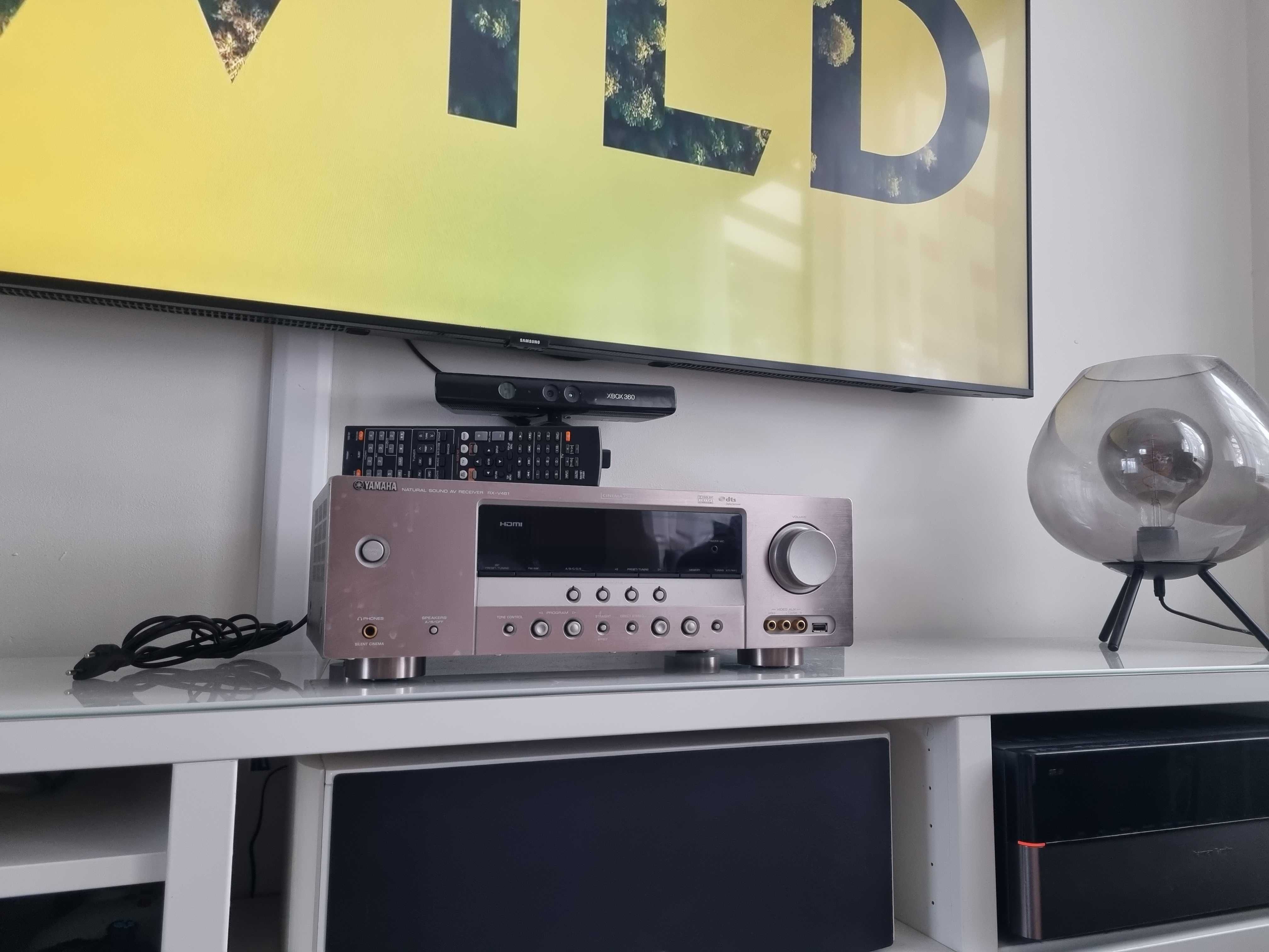 OKAZJA Amplituner wzmacniacz kino domowe stereo Yamaha rxv461 hdmi usb