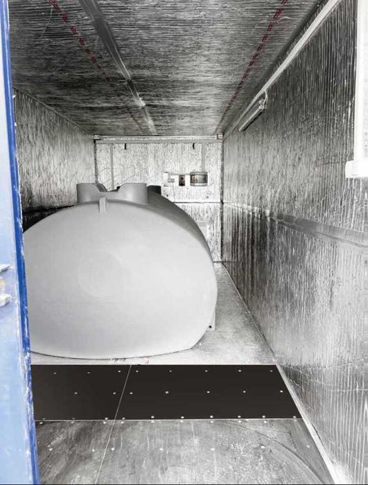 kontener ze zbiornikiem na wodę 6000 l, kontener, kontener magazynowy