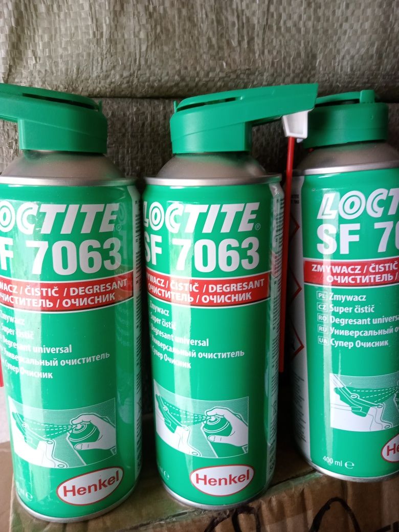 Loctite 7063 Очиститель-обезжириватель, спрей, 400 мл Цена за 4 балона