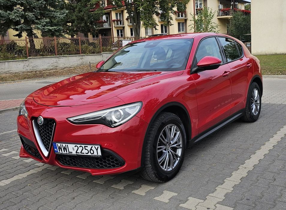 Alfa Romeo Stelvio Alfa Romeo Stelvio 2.2 Diesel 190KM Q4 2021r. Czerwona, 4x4,