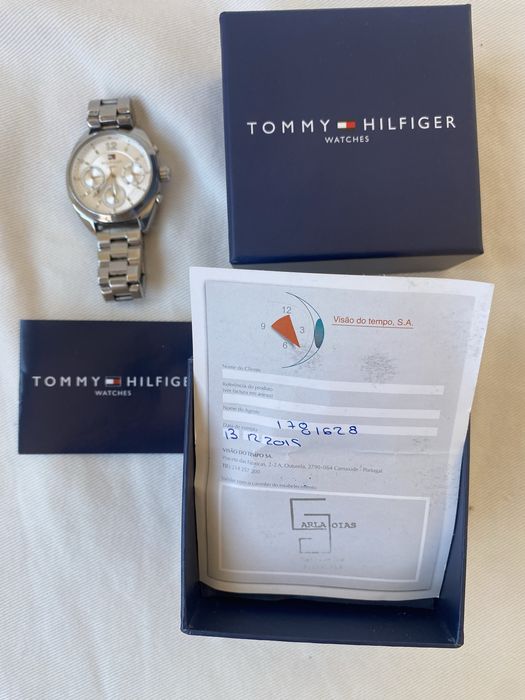 Relógio Tommy Hilfiger 40mm prateado senhora