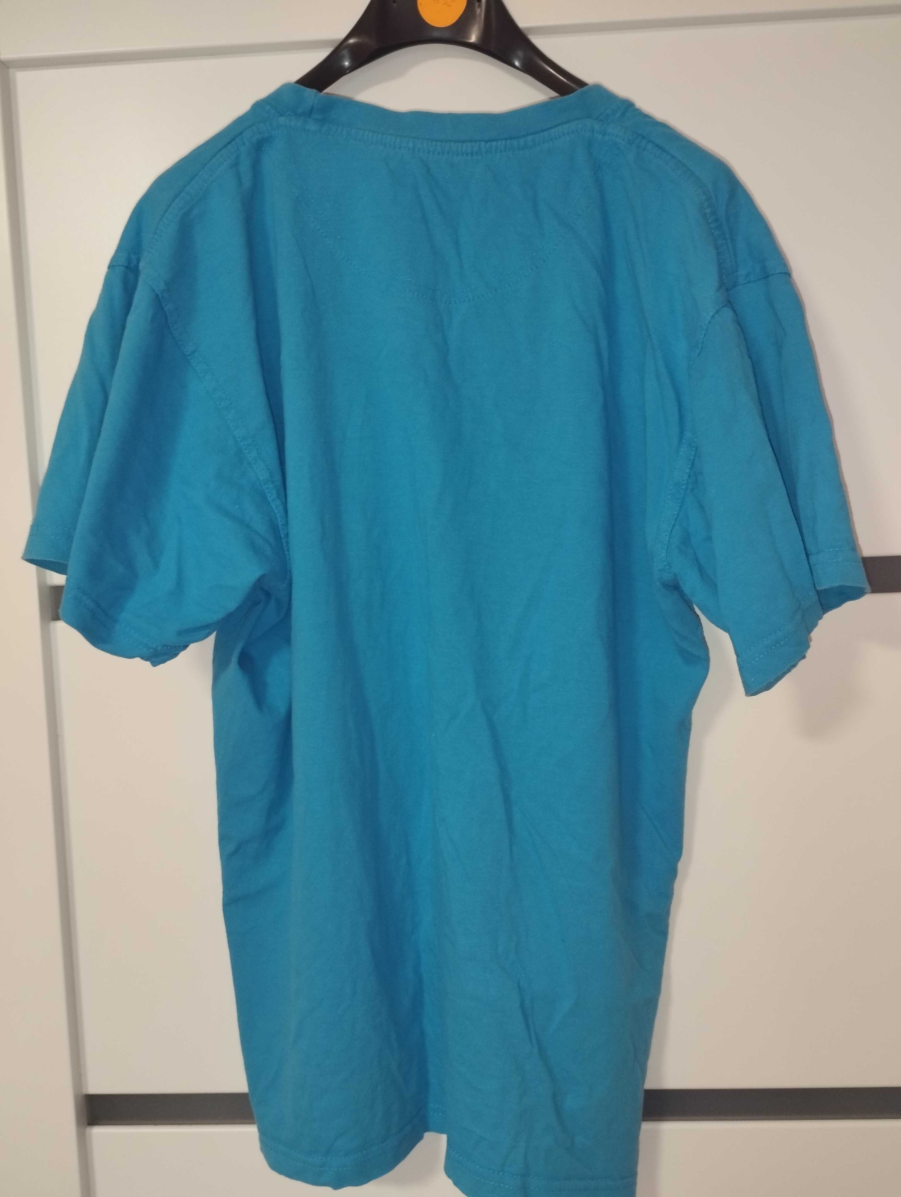 T-shirt koszulka niebieska
