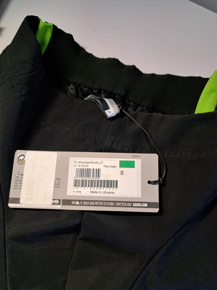 Szorty rowerowe CARGO ASSOS – rozmiar S - nowe