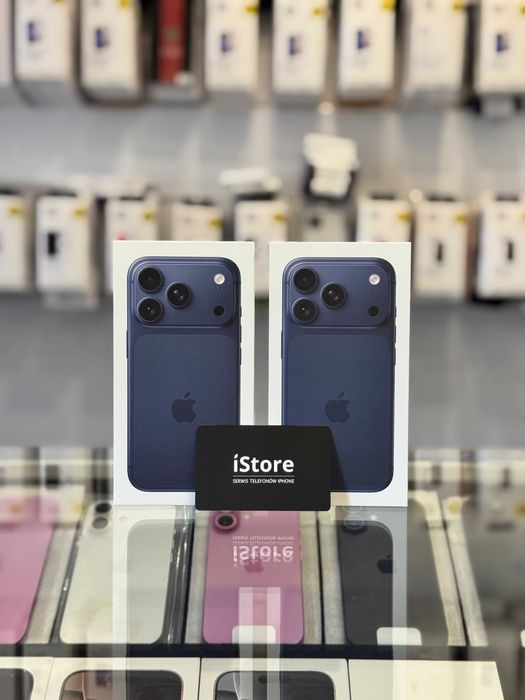 NOWY • iPhone 17 PRO MAX • 512 GB • Deep Blue • GWARANCJA • granatowy