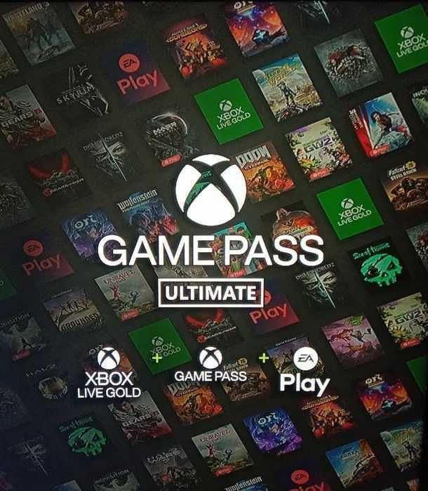 Підписка Xbox Game Pass Ultimate: Game Pass Xbox + PC + Core + EA Play