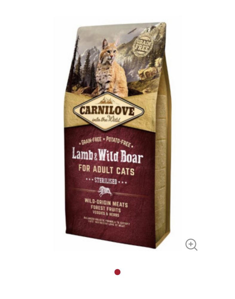 Carnilove Cat Lamb & Wild Boar Sterilised 6 кг